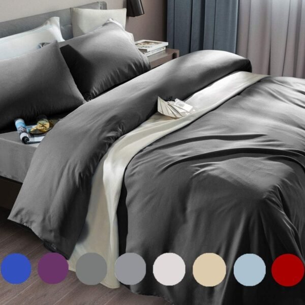 Sheet Set, 4-Piece - Full Size - Soft and Durable Microfiber Sheet Set, Deep Pocket Design, Stain-Resistant, Fade-Resistant, Wrinkle-Resistant (Pink and Green Check)