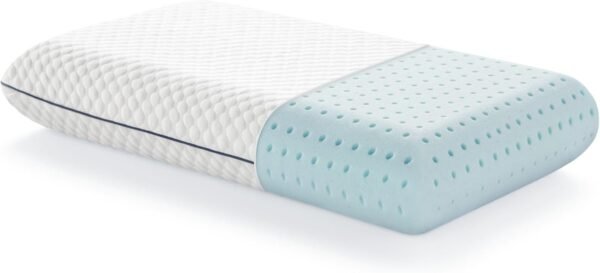 Standard Gel Memory Foam Pillow Size-1-Pack-Medium Plush Feel-Neck and Shoulder Support-Side, Stomach, and Back Sleepers-Home, Hotel, & Hospital Essentials- Certified, White