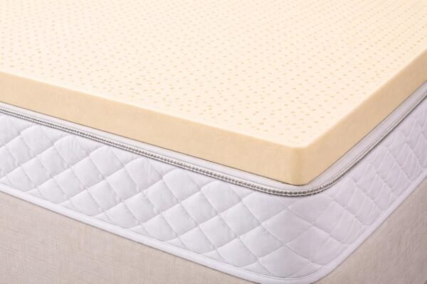 Premium Certified Natural Latex Mattress Topper, Soft and Breathable Bed Topper for Pressure Relief (, 1" Topper Firm)