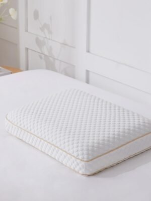 Ergonomic Cube Memory Foam Pillows with Firm and Soft Layer - Memory Foam Pillow for Neck Pain Relief - Dual Firmness Support for Side, Back, Stomach Sleepers, 24"x16"x5"