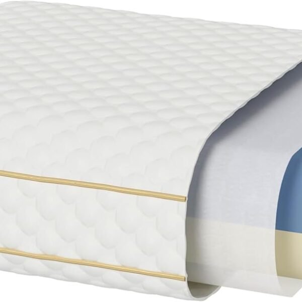 Memory Foam Pillow Standard Size, Dual-Firmness for Side, Back and Stomach Sleepers, Bed Pillow with Better Support and Durability