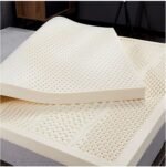 100% Natural Latex Mattress, Pressure Relieving, Sleeps Cool, Supportive for Single Bed & Dorm, Full Size 54"×75"×3", Eco-Friendly Natural Rubber Mattress.