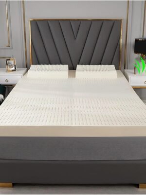 100% Natural Latex Mattresses Single Double Hotel Mattress Family King Queen  Full Size - 3/4 Inch - Organic Cover Included,10cm,190x220cm(75x87in)