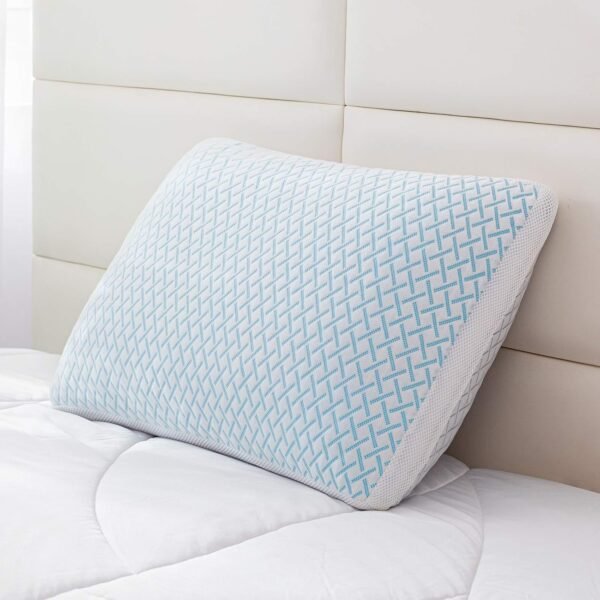 Shredded Memory Foam Cooling Soft Pillow Queen Size, Adjustable Hypoallergenic Hotel Quality Pillow for Side, Stomach and Back Sleeper, Bamboo Viscose Cover,  Certified