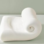 Memory Foam Pillow with Cooling Cover, Bed Pillow for Sleeping, Medium Pillow for Back/Side/Stomach Sleepers, Queen Size