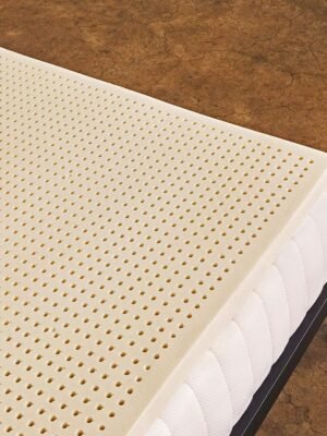 Natural Latex Mattress Topper - Soft - 2 Inch - Queen Size ( Certified Organic)
