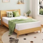 6 Inch Mattress for Kids, Memory Foam Mattress with Cooling Green Tea Gel, Relieve Pressure with Medium Firm Support, CertiPUR-US Certified, 75''L x 38''W, White