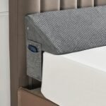 Queen Size(60"x6"x10") Bed Wedge Pillow for Headboard, Mattress Gap Filler(0-8"), Bed Wedge for Gap Between Your Headboard and Mattress Dark Grey